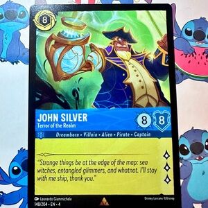 john silver 148/204 [treasure planet] - rare — disney lorcana: ursula’s return